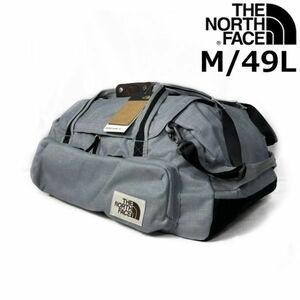 1円～!売切!【正規新品】THE NORTH FACE BERKELEY DUFFEL ボストンバッグ リュック 2WAY US限定 大容量 旅行 出張(M/49L)グレー 180626-50