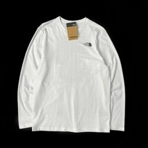 1円～!売切!【正規新品】THE NORTH FACE◆DOME BACK GRAPHIC L/S 長袖 Tシャツ ロンT US限定 バックプリント 男女兼用 上質(M)白 180902-20_画像6