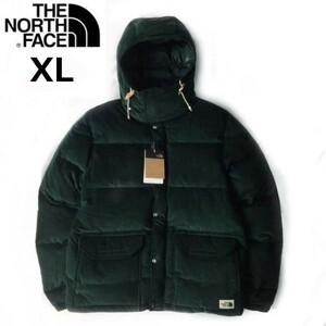 1円～!売切!【正規新品】THE NORTH FACE SIERRA DOWN CORDUROY PARKA コーデュロイ ダウンジャケット US限定 アウトドア(XL)緑 190122-140