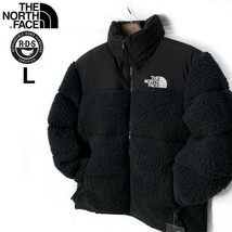 1円～!売切!【正規新品】THE NORTH FACE SHERPA NUPTSE JACKET ダウンジャケット ヌプシ モコモコ シェルパフリース ボア(L)黒 190122-175_画像3