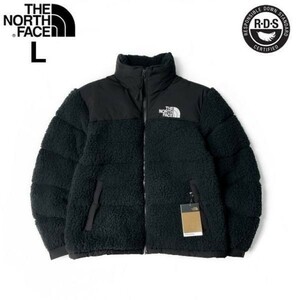 1円～!売切!【正規新品】THE NORTH FACE SHERPA NUPTSE JACKET ダウンジャケット ヌプシ モコモコ シェルパフリース ボア(L)黒 190122-175