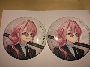 Lie:verse Liars リーバースライアーズ キャラバッジ 呱々乃 結仁 周央サンゴ 2個セット にじさんじ コラボ 缶バッジ VTuber ココス フェス