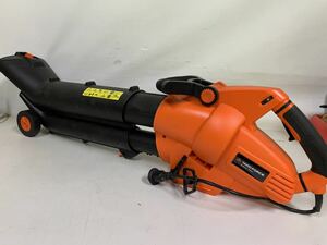 岩 P● YARD FORCE ヤードフォース Blower＆Vaccum YF5451 ブロワー＆バキューム 集塵袋付き100v 50/60HZ 1200W 庭掃除 ガーデニング 園芸