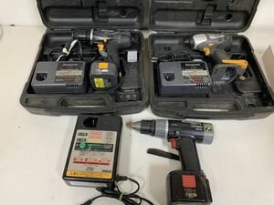 岩 ● Panasonic EZT116 /EZ7206P 充電ドリルドライバー / EZT002 充電器 2点/松下電工 ドリルドライバー EZ6401 3点セット まとめ