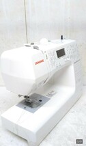 岩※ JANOME ジャノメ アニュドール ファミリア ミシン Y-201S 808型 台 物差_画像5