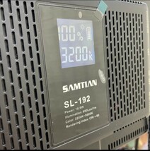 埼P◇ SAMTIAN Soft Light ソフトライト SL-192 スタジオライト ビデオライト 撮影ライト 色温度調整可能 三脚 バッグ付き ◇373_画像5