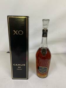 岩 ● 未開栓 古酒 CAMUS XO ロングネック ブラックラベル 700ml 40% お酒 ブランデー カミュ