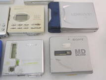 197 MDプレーヤー 11台 まとめ SONY MDWALKMAN MZ-E77/R91/E35/KENWOOD DMC-K5/M7R/Panasonic SJ-MJ19/MJ51/SHARP DS55/MT821 MD_画像4