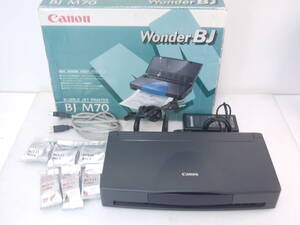 239 Canon wonder BJ BJ M70 キャノン モバイルプリンター 箱/コード/インクカートリッジ付