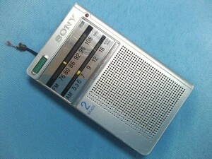 SONY ソニー　AM／FM ポケットラジオ ICF-R46★動作品！難あり