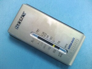 SONY ソニー　AM／FM ポケットラジオ SRF-S86★動作品