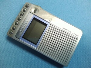 SONY ソニー　AM／FM ポケットラジオ ICF-R350★現状ジャンク