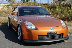 美車 修復歴なし 日産 フェアレディZ Z33 バージョンS 6速MT サクラムマフラー ブリッツ車高調 ケーニッヒシート 福岡 佐賀 長崎 熊本 大分