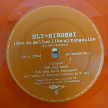 46047389;【国内盤/12inch/OrangeVinyl】藤原ヒロシ Eli + Hiroshi / (Sun Is Mellow Like A) Tangerine_画像3