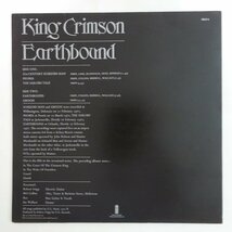 10015198;【UKオリジナル/マト両面1U】King Crimson / Earthbound_画像2