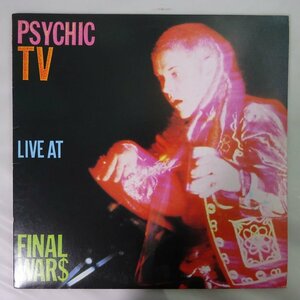 14025106;【ほぼ美盤/国内盤/写真付きインサート付】Psychic TV / Live At Final Wars