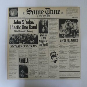 46048316;【US盤/見開き/2LP】John Lennon & Yoko Ono / Some Time In New York City