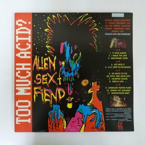 46048375;【UK盤/見開き/2LP/希少89年アナログ】Alien Sex Fiend / Too Much Acid?