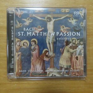 7318599915005;【ハイブリッドSACD】鈴木雅明 / BACH:ST.MATTHEW PASSION,BWV244