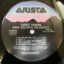 46048648;【US盤/シュリンク/ハイプステッカー/希少90年アナログ】Carly Simon / Have You Seen Me Lately?_画像3