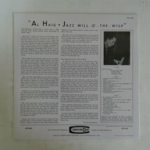 46049362;【Spain盤/FRESHSOUND】Al Haig / Jazz Will-O-The-Wisp_画像2