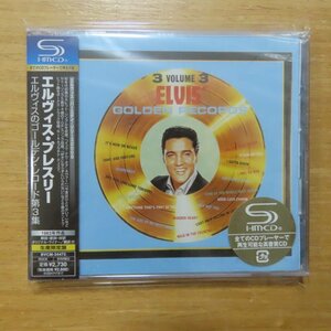 4988017666937;【未開封/SHM-CD】エルヴィス・プレスリー / エルヴィスのゴールデン・レコード第3集　BVCM-34472