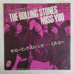 46050148;【国内盤/7inch】The Rolling Stones ザ・ローリング・ストーンズ / Miss You ミス・ユー