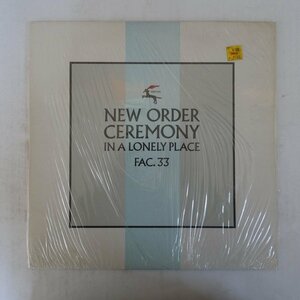 46050516;【UK盤/12inch/シュリンク】New Order / Ceremony