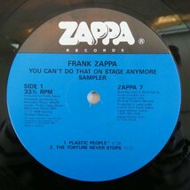 46051249;【UK盤/見開き/2LP】Frank Zappa / You Can't Do That On Stage Anymore Sampler_画像3