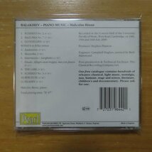 41078541;【CD/英盤/PEARL】BINNS / BALAKIREV: PIANO MUSIC_画像2