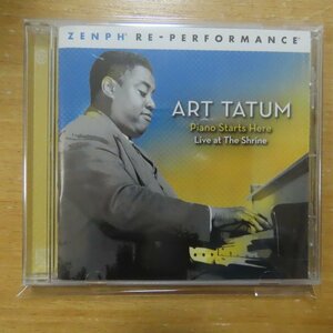 886972221823;【ハイブリッドSACD】ART TATUM / PIANO STARTS HERE:LIVE AT THE SHRINE　888697-22218-2