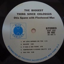 11174718;【US盤/Blue Horizon】Otis Spann With Fleetwood Mac / The Biggest Thing Since Colossus_画像3