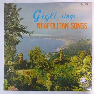 11174903;【国内盤/ペラジャケ/東芝赤盤】Gigli / Neapolitan songs ナポリ民謡集