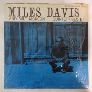 14025685;【US盤/PRESTIGE/右紺ラベル/MONO/手書RVG刻印/シュリンク付】Miles Davis And Milt Jackson / Quintet / Sextet