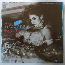10015908;【国内盤/プロモ白ラベル/7inch】Madonna マドンナ / ライク・ア・ヴァージン Like A Virgin_画像1