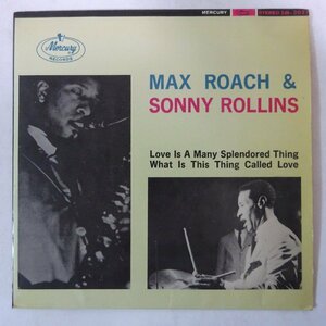 10016131;【国内盤/ペラジャケ/Mercury/7inch】MAX ROACH & SONNY ROLLINS / Love Is A Many Splendored Thing