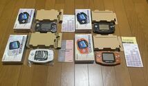 ゲームボーイ 本体 セット GBA GBC GBP アドバンス カラー ポケット ジャンク まとめて クリアオレンジ _画像2