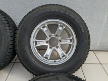 キーラー KEELER 17x7.5J+25 6H139.7 265/70R17 GOODYEAR スタッドレスランクル プラド ハイラックス サーフ FJクルーザー バリ山_画像4