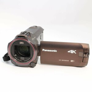 パナソニック 4K ビデオカメラ WX995M 64GB ワイプ撮り あとから補正 ブラウン HC-WX995M-T