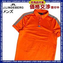 J.LINDEBERG ジェイリンドバーグ 半袖ポロシャツ オレンジ系 XS_画像1
