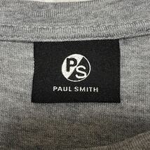 存在感のあるデザイン！ ポールスミス Paul Smith 長袖Tシャツ カットソー S〜M 花柄 メンズ トップス ブルー グレー_画像6