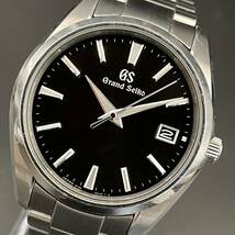 ☆美品☆グランドセイコー/Grand Seiko/9F85-0AC0/デイト/クオーツ/ブラック/黒/38㎜/メンズ腕時計/SBGP011/紳士/電池交換済/付属品有_画像1