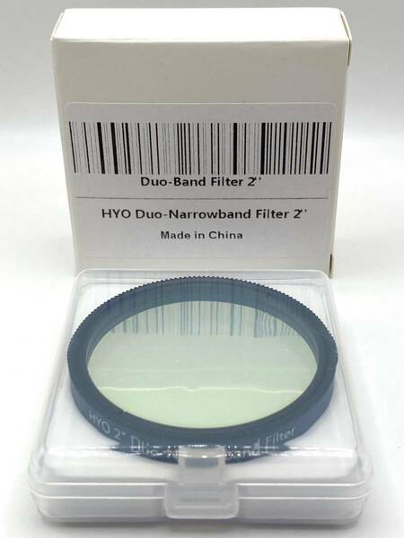 HYO Duo-Narrowband 2” 50.8mm M48 フィルター （ZWO Duo Band フィルター同等品）