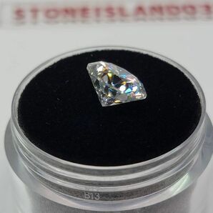 ラボ ダイヤモンド 3ct ラウンドカット 宝石 鉱石 希少 輝き 高品質 品質保証 宝石シリーズ ラウンド形状 モアッサナイト C703の画像5