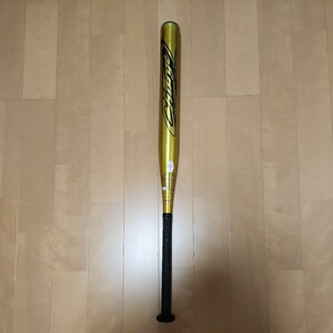 ミズノ MIZUNO ソフトボール用 金属バット ３号　ゴムボール用　中古品　Charge チャージ　Buw　League 84センチ×5.7センチ　2T0-56240