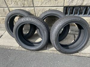 中古極上ミシュランタイヤ9.5分山21年製165/55R15エナジーセイバー4タイヤ4本セット走行50キロ　軽ワゴンなどに　ミシュランの最高の走りを