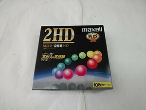 未使用未開封 5インチ2HDフロッピーディスク×10枚 マクセル 日本製 SUPER RD-Xタイプ MD2-256HD 5インチFD