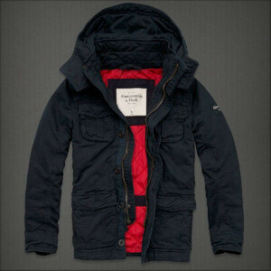 Abercrombie & Fitch アバクロンビー&フィッチ/Adams Mountain Jacket ミリタリージャケット 2013年 navy ネイビー サイズM 直営店公式