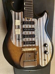 TeiscoテスコWG-4L ６０年代エレキギタージャンク　ビザールヴィンテージ　ケース付き