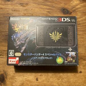 ニンテンドー3DS LL モンスターハンター4 ゴア・マガラ ブラック 本体　モンハン スペシャル パック